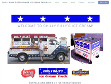 Tablet Screenshot of chillybillysicecream.com